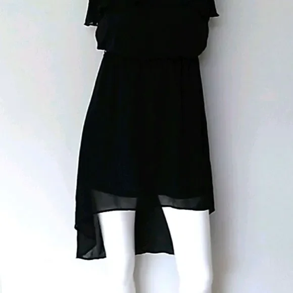 Pearl Black Strapless Dress. Size Small - Picture 3 of 8